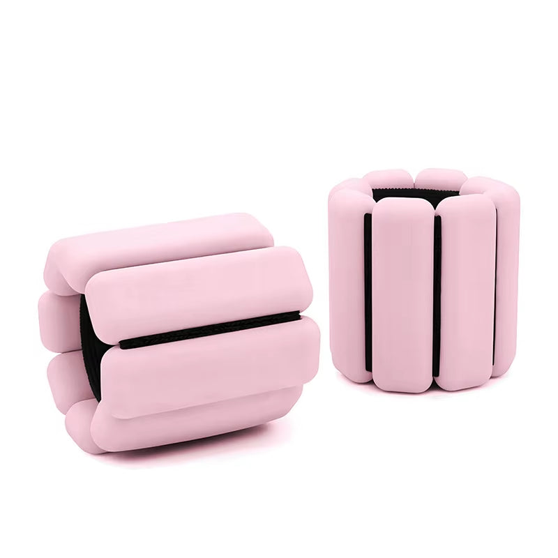 Cross-Border E-Commerce Yoga Fitness Silicone Square Bracelet Sports Training Hand & Ankle Wrist Weights Weight-Bearing Bracelet